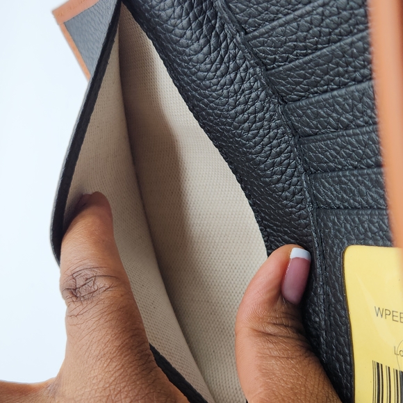 New Dooney & Bourke Pebble Grain Continental Clutch Black - Picture 11 of 13